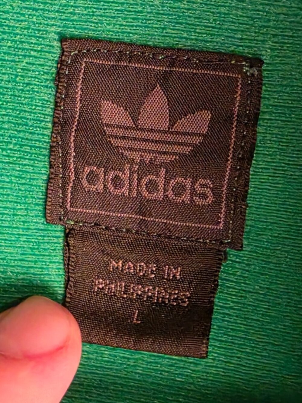 📌 Vintage Adidas Originals Firebird Green Track Jacket L - Picture 5 of 8